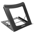 Laptop Stand For Desk Adjustable Height | Solid Steel Laptop Riser | 5 Adjustable Heights | Properly Positions Head, Neck, Back & Wrists