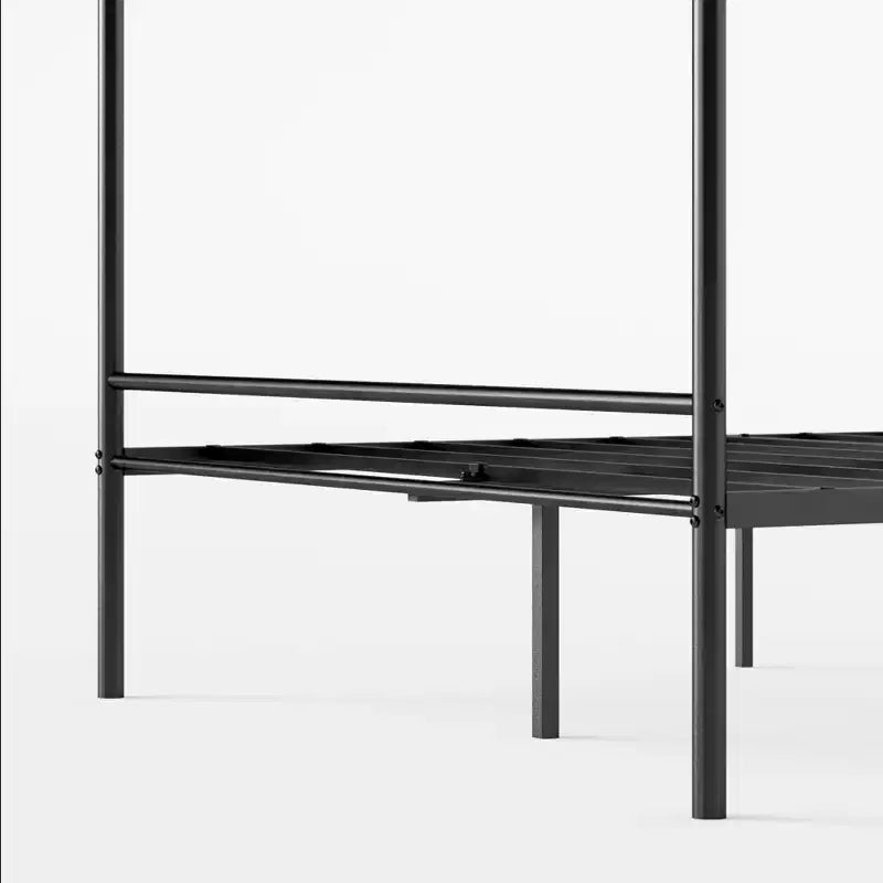 Canopy Metal Platform Bed Frame – Black